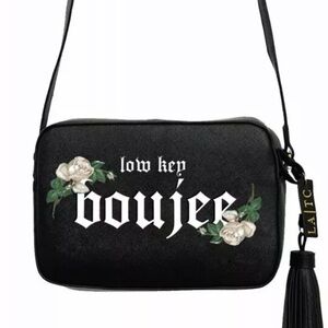 LATC Los Angeles Trading Company Vegan Leather Tote Bag Low Key Boujee Crossbody